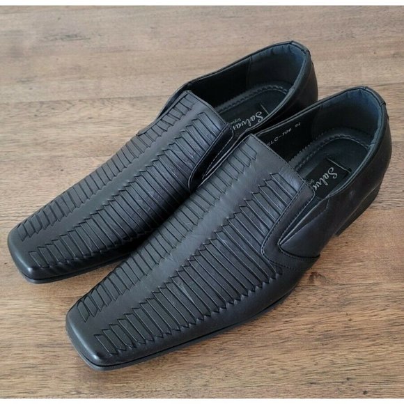 Salvanni Styled in Italy, Mens Black, Loafer Sz 9.5 Beautiful Vegan Shoes main image 7